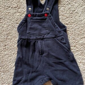 Petit Bateau Dark Blue Baby Overalls